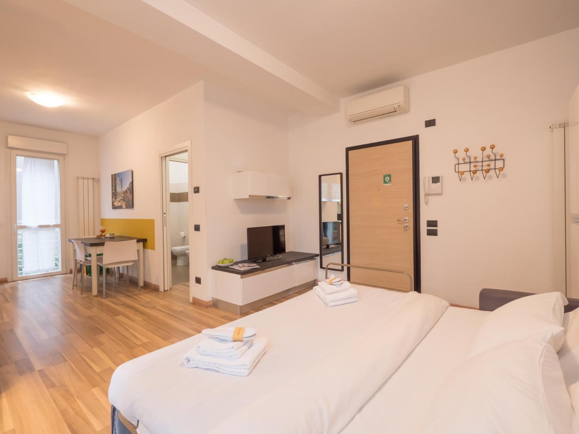 Rentopolis Apartments - Palazzo Candiani Milaan Buitenkant foto
